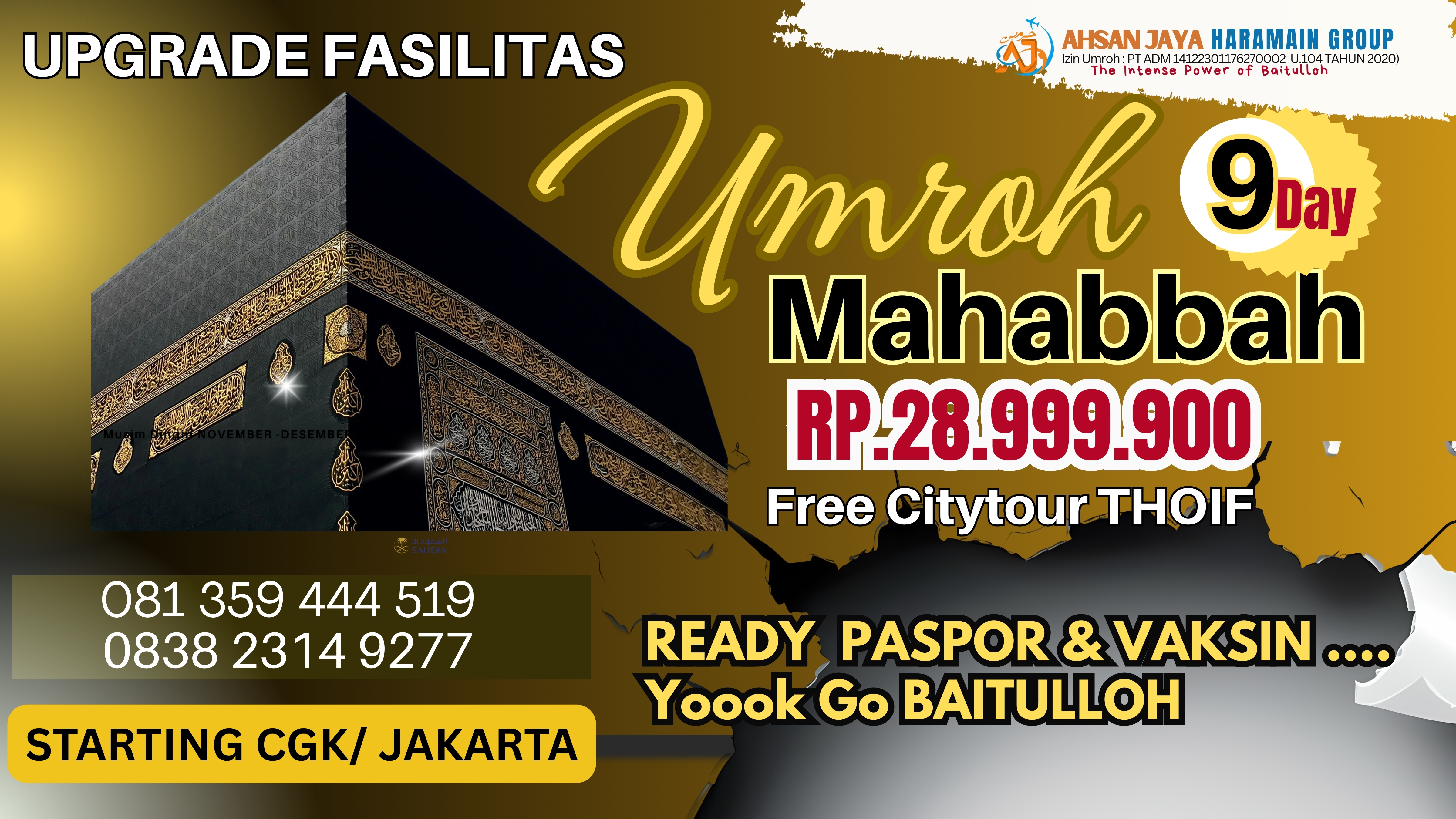 Umroh Mahabbah - 9 Hari